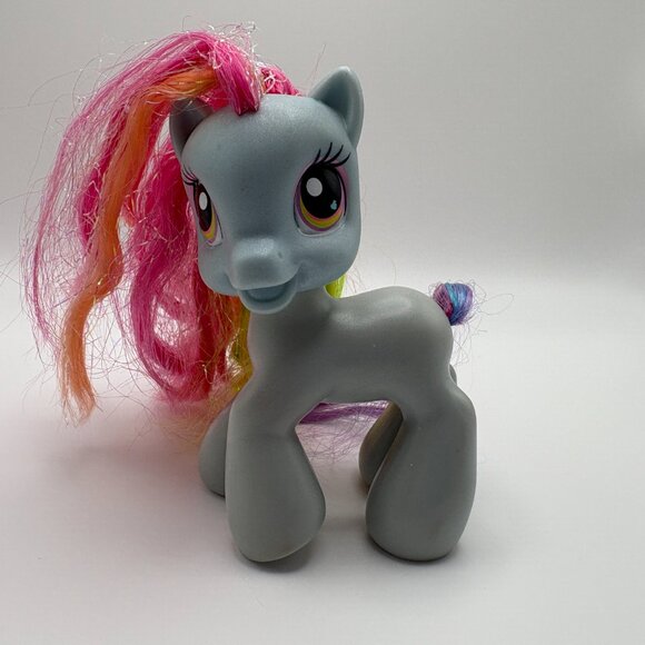 My Little Pony (MLP) Rainbow Dash 2008 G3.5 Tinsel Hair Blue Body (SKU: 337TO) - Picture 6 of 12